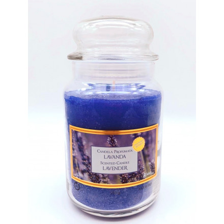 Lavender scented candle